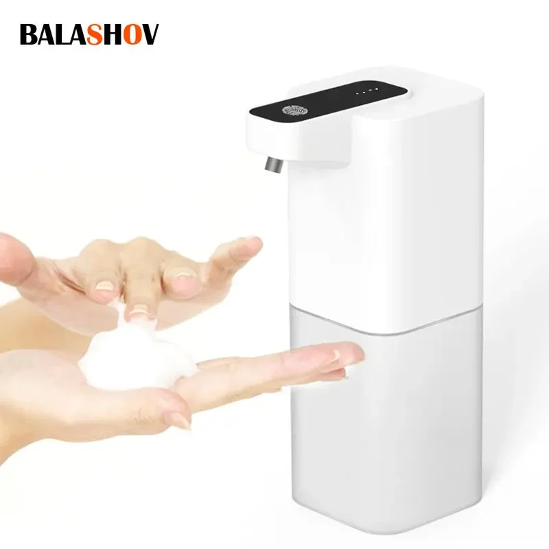 Dispensador automático de jabón líquido, Sensor infrarrojo sin contacto, manos libres, máquina de espuma inteligente, carga USB