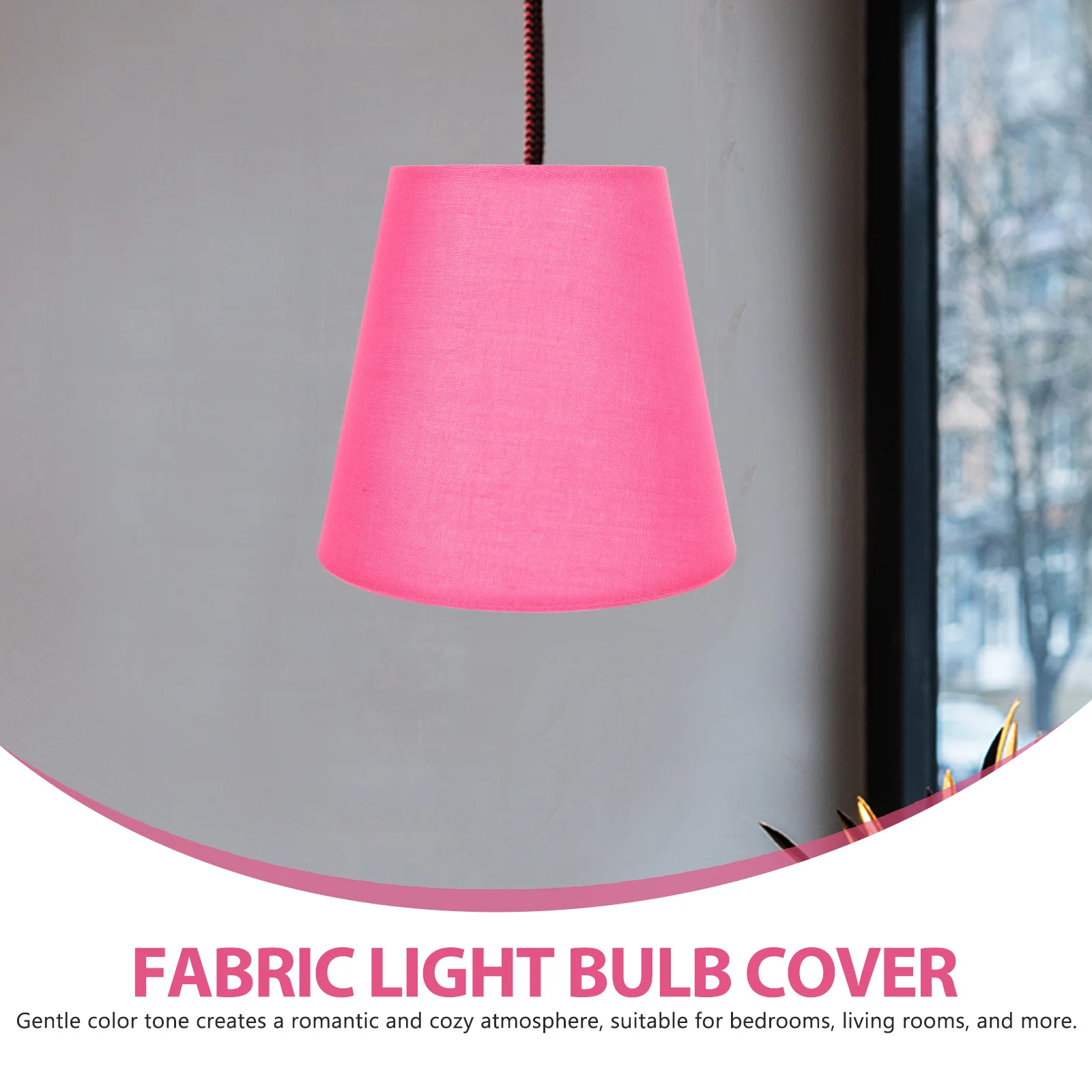 

Clip-On Fabric Lampshade Set Soft Durable Iron Frame Cover For Table Floor Wall Lamps Bedroom Living Room Decorative Home