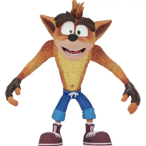 NECA Crash Figure Game Crash Bandicoot Sane Trilogy Action Anime Figure Toy Doll Decoration Halloween Gifts Replica Toys