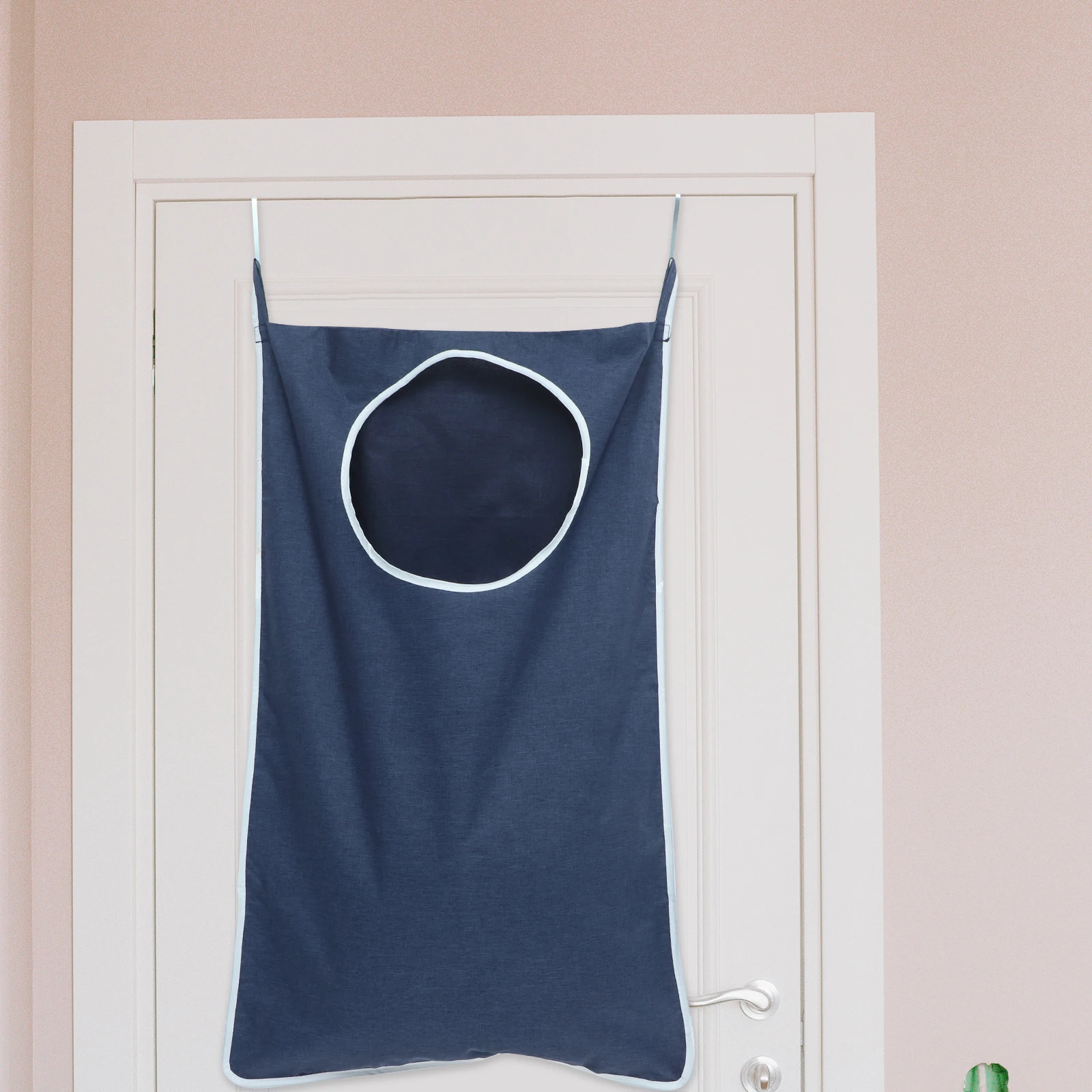 

1 set 1 Set Foldable Mesh Laundry Bag Fabric Storage Organizer Hanging Door Wall Space Saver Large Dirty Clothes Hamper