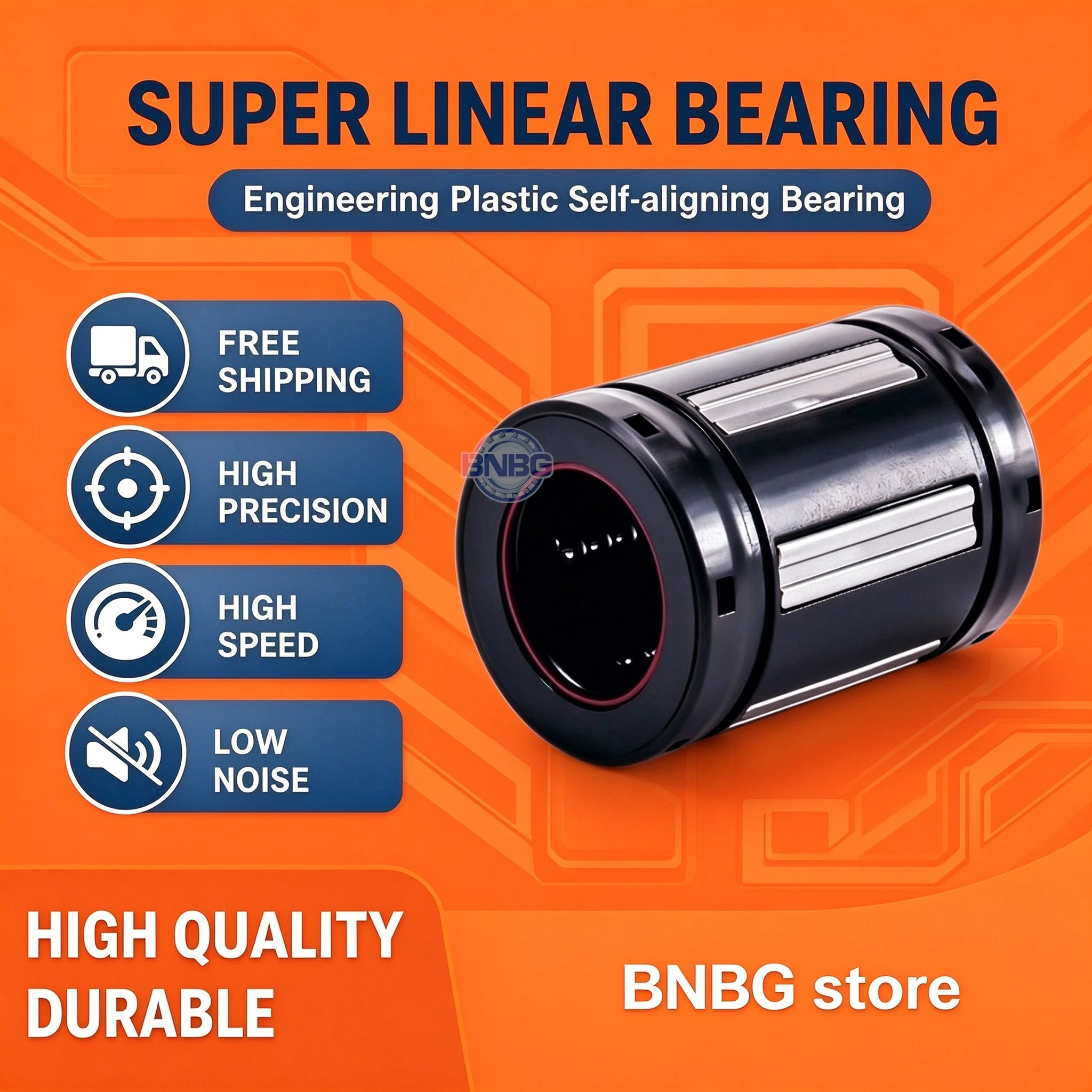 BearingSLME8UU SLME10UU SLME12UU SLME16UU SLME20UU SLME25UU SLME30UU SLME40UU SLME50UU LinearMotion Bearing Automation Equipment