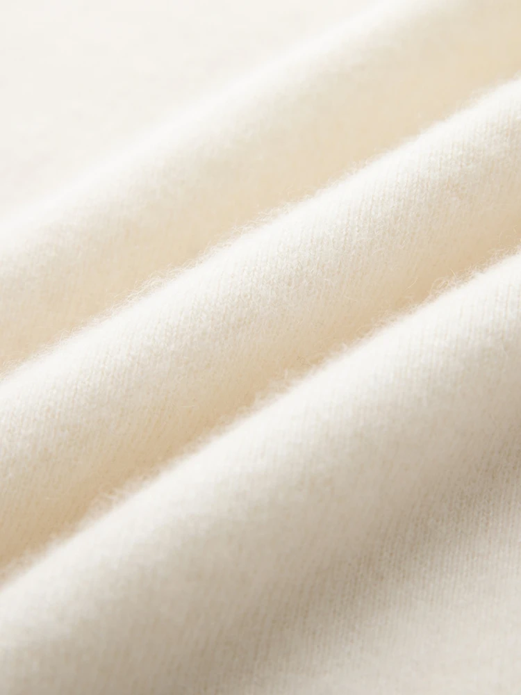 

Распродано. Женский свитер из 100% кашемира. Толстая водолазка с полумолнией. Пуловер. Повседневный свободный кашемировый трикотаж. Удобный топ.