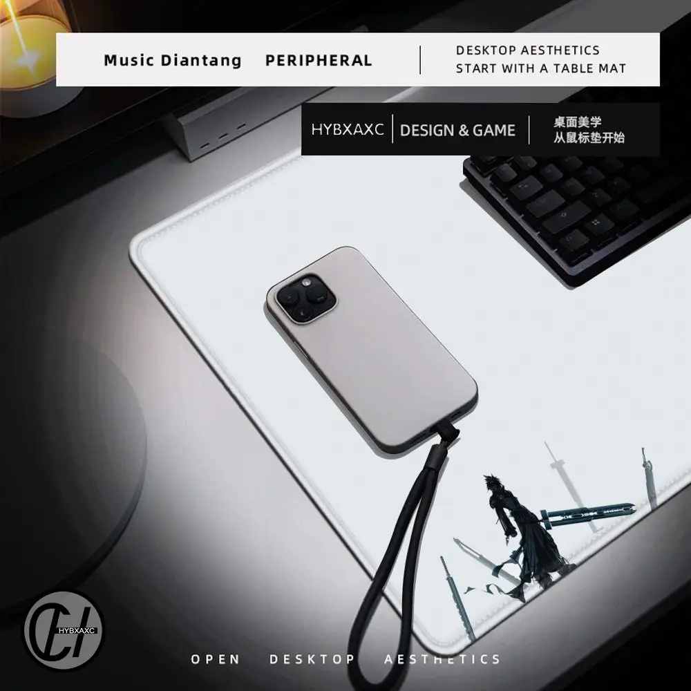 F-Final Fantasy Mouse Pad Gamer XL Large New Mousepad XXL keyboard pad Desk Mats Office Carpet Soft Computer Desktop Mouse Pad