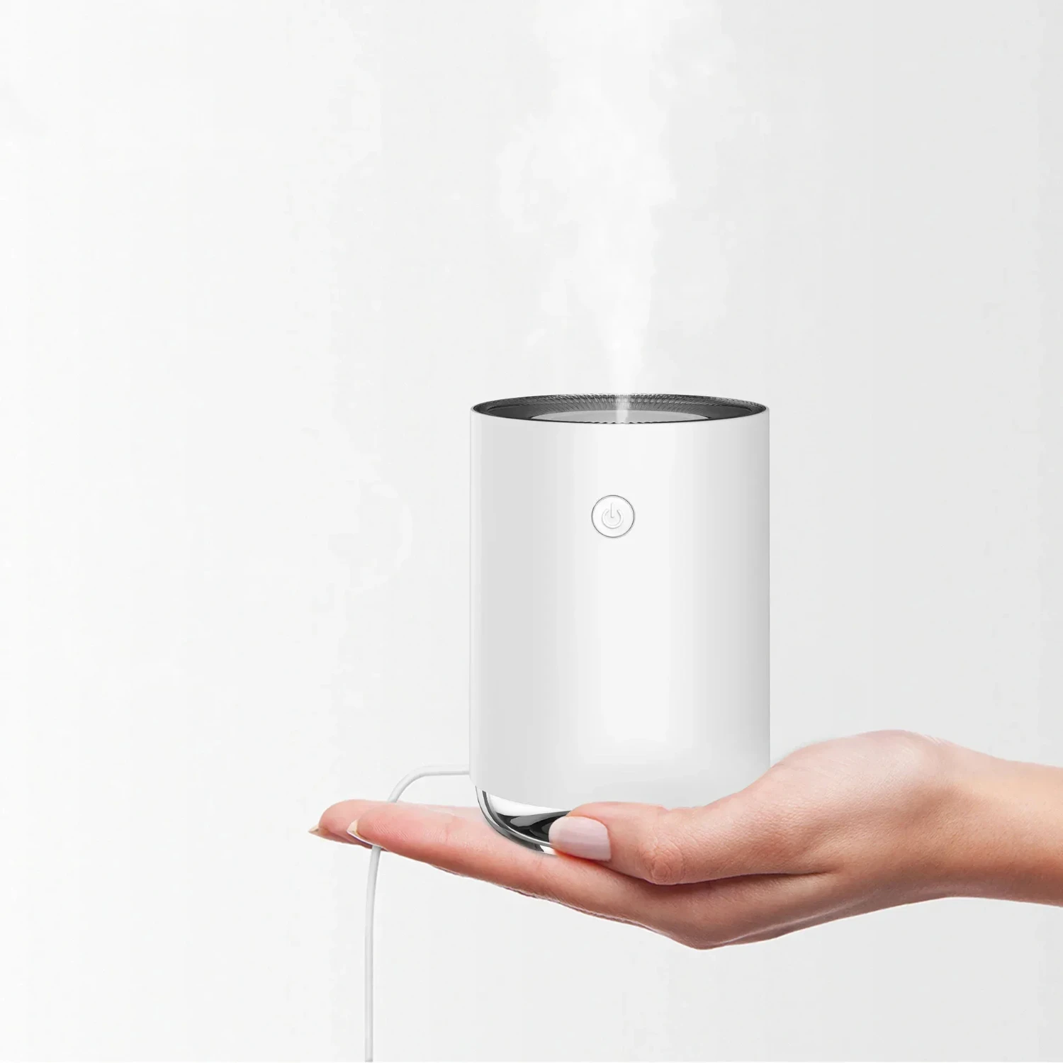 Portable USB Ultrasonic Air Humidifier Essential Oil Diffuser Car Purifier  Anion  Maker with  Lamp Romantic Light