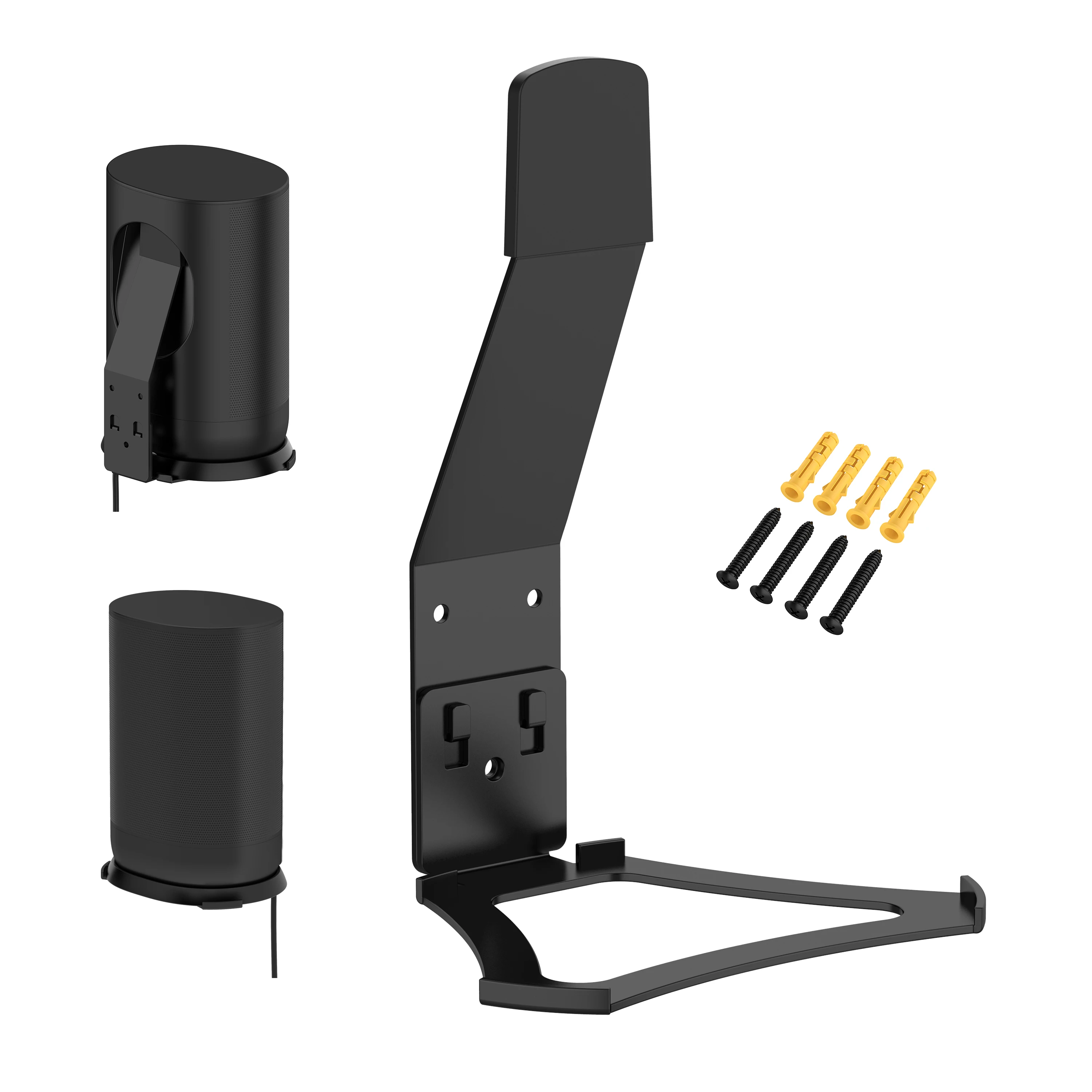 

Speaker Metal Stand for Sonos Move Wall-mounted Audio Wall Bracket Black