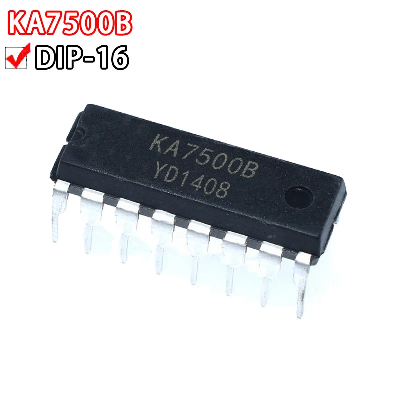 10PCS KA7500B in-line DIP16 KA7500 PMW controller switch power chip IC