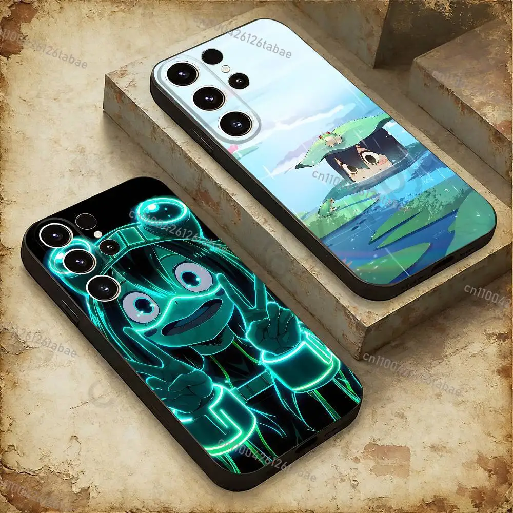 Anime T-Tsuyu Asui Phone Case For Samsung GalaxyA53,51,72,73,31,30,42 Soft Silicone Phone Protective Case