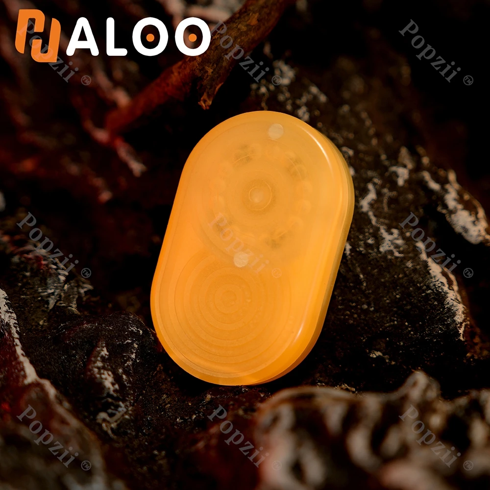 HALOO PLAYER PMMA EDC lumineux rotation gauche et droite 360 °   Curseur de poussée mécanique, jouet de agitation, jouets d'anxiété au bureau