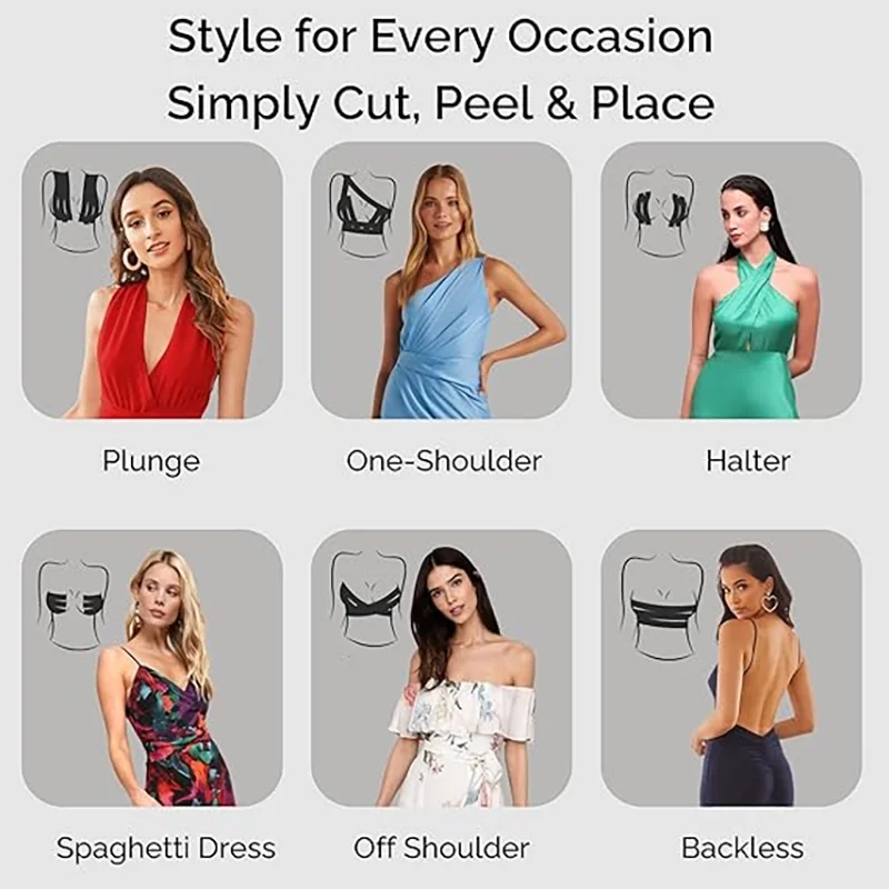 Elastic Breast Lifting Tape, Skin ToneInvisible, Breathable, Traceless, AntiSagging, Perfect forStrapless