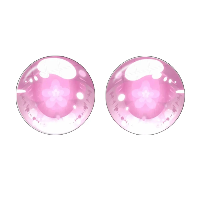 Blythe Doll Pupil Eyes Star Pattern Glass Round 12mm-30mm Super Thin DIY Crafts Eyeballs Jewelry Making Accessories Glass Eyes