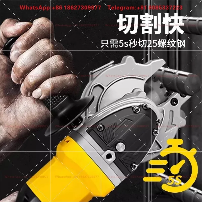 Brushless Handheld Cold Cutting Saw - Threaded Steel Pipe Metal Cutter Burr-Free Cut for Industrial Use