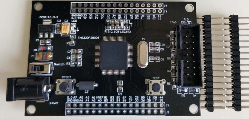 TI C2000 TMS320F28035 DSP Core Board, 32-bit Real-Time MCU System Development Board