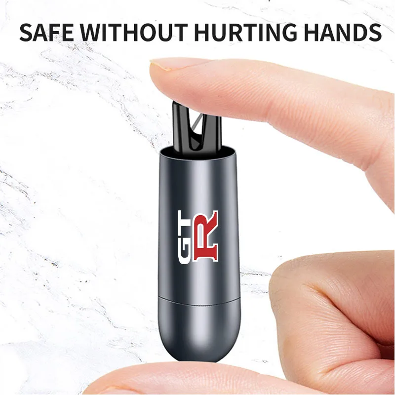 Car Safety Hammer Glass Window Breaker Safety Belt Cutter for Nissan Nismo Almera Tiida Juke Teana Qashqai 350Z 370Z GTR Hub Cap