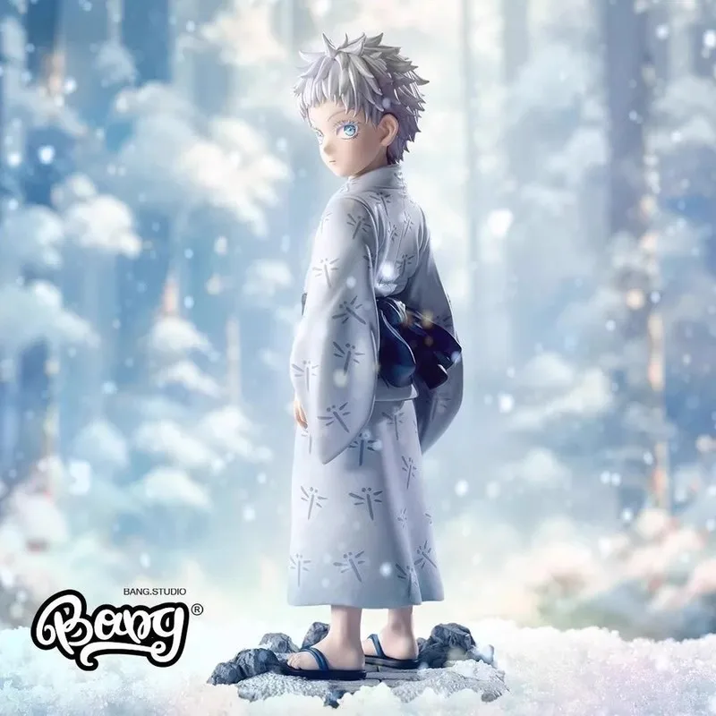 Figurka Akcji 5T5 Jujutsu Kaisen Anime Satoru Gojo Figurka Wersja Q Dzieciństwo Kolekcjonerski Model Statuetka Ozdoba na Prezent