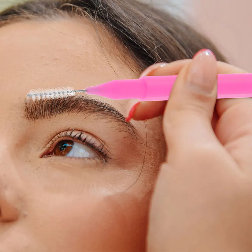 

50pcs Eyebrow Brush Lash Brush Soft Bristles Travel Size Makeup Tool For Eyelash Separation Mascara Application Professional Use