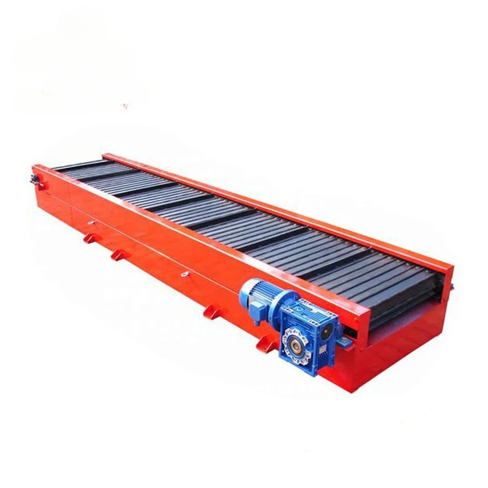 High quality steel hinged belt conveyor magnetic and screw type chip conveyor image 2