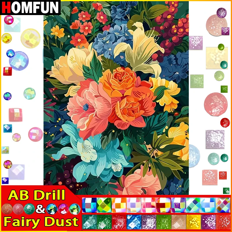 HOMFUN Fairy Dust AB Diamond Painting 