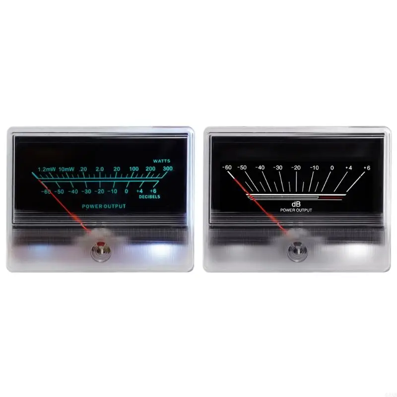

G5AB VU Ammeter Meter Power Discharge Flat Meter Mixer Power Meter with Backlight