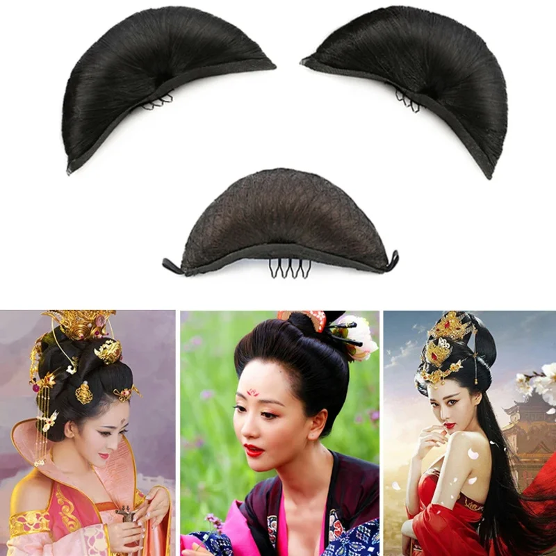 Hanfu Cosplay donna copricapo copricapo stile corno accessori per capelli Retro sposa copricapo fotografia antica