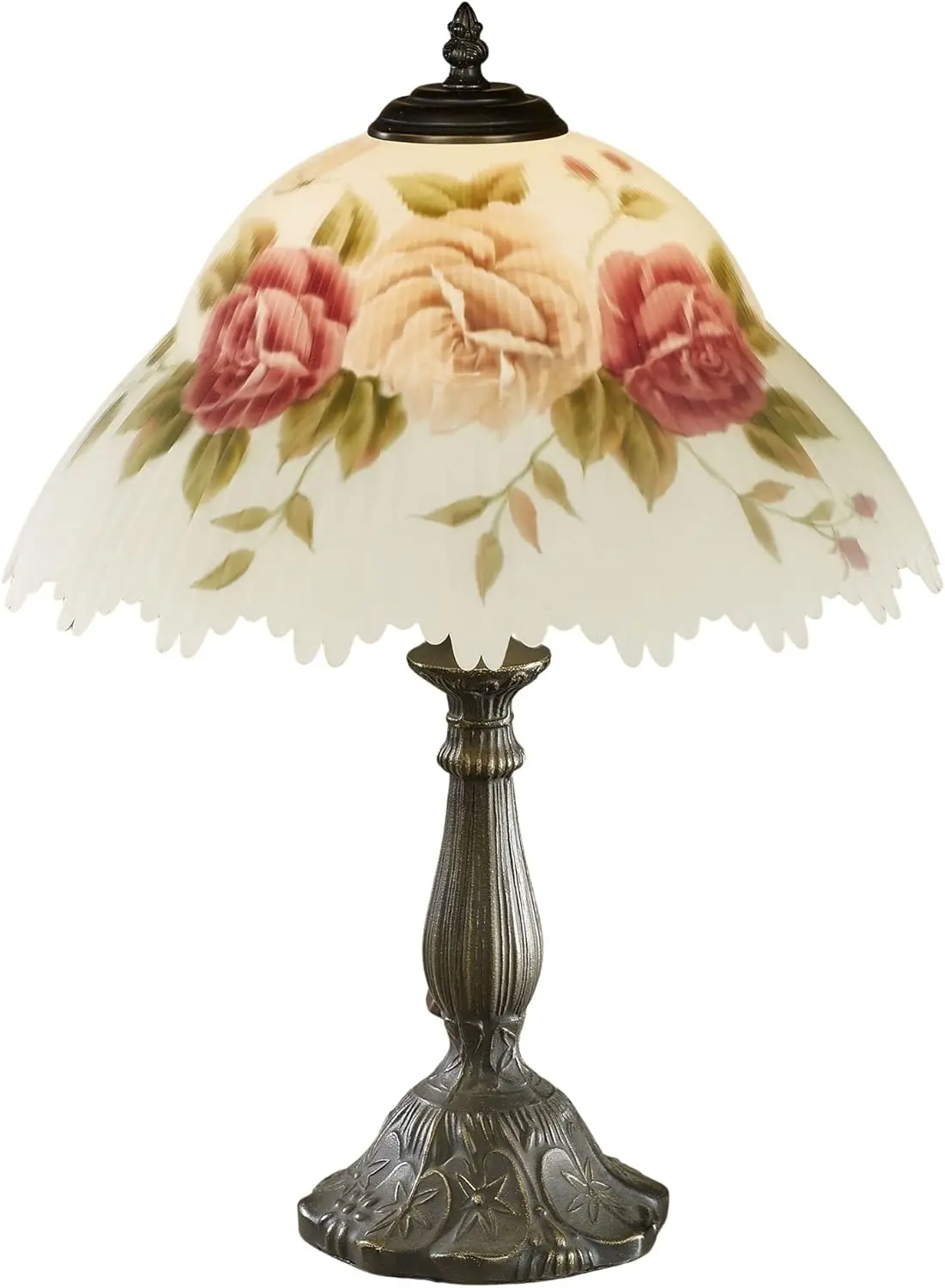 Touch of Class Romantic Roses Table Lamp, 19.5