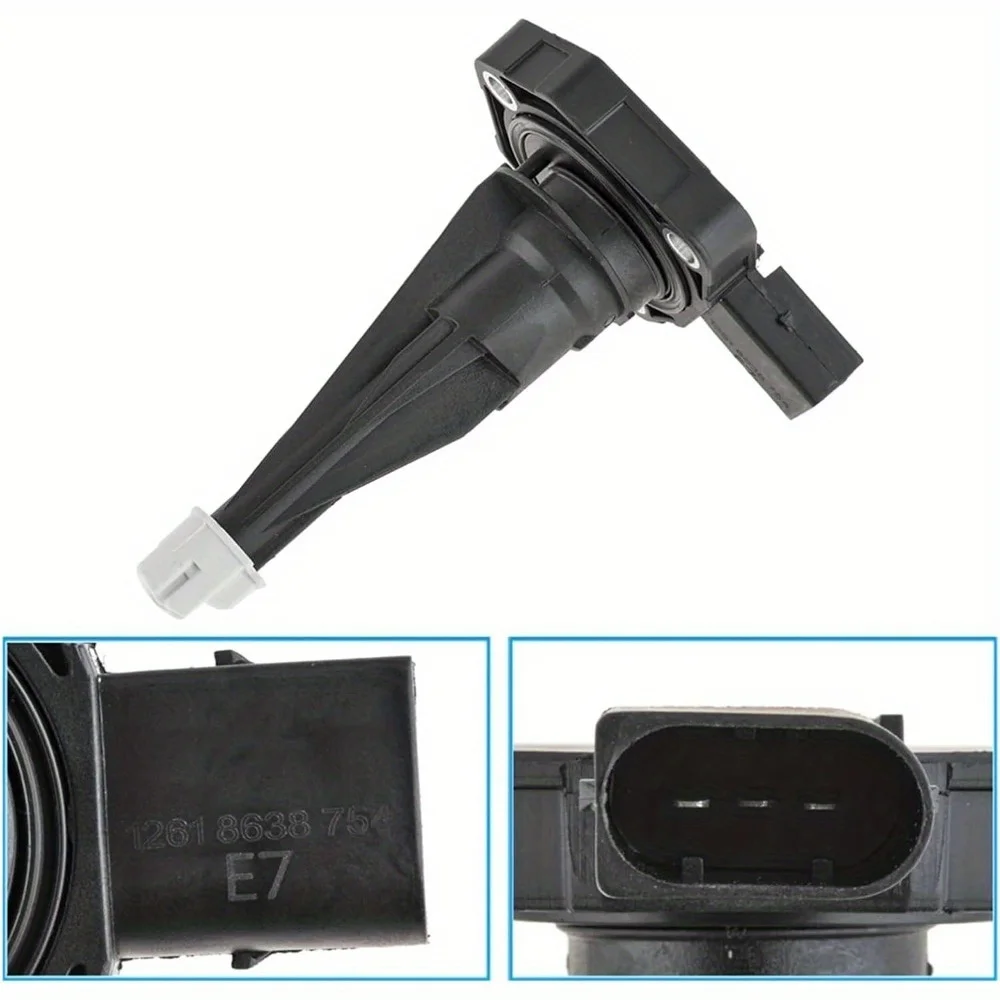 12618638754 Sensor de nível de óleo de motor automotivo para BMW Série 2, 3 (F30, F80), 4 (F32, F82), 7 (G11, G12), X2 (F39), X7 (G07), I8
