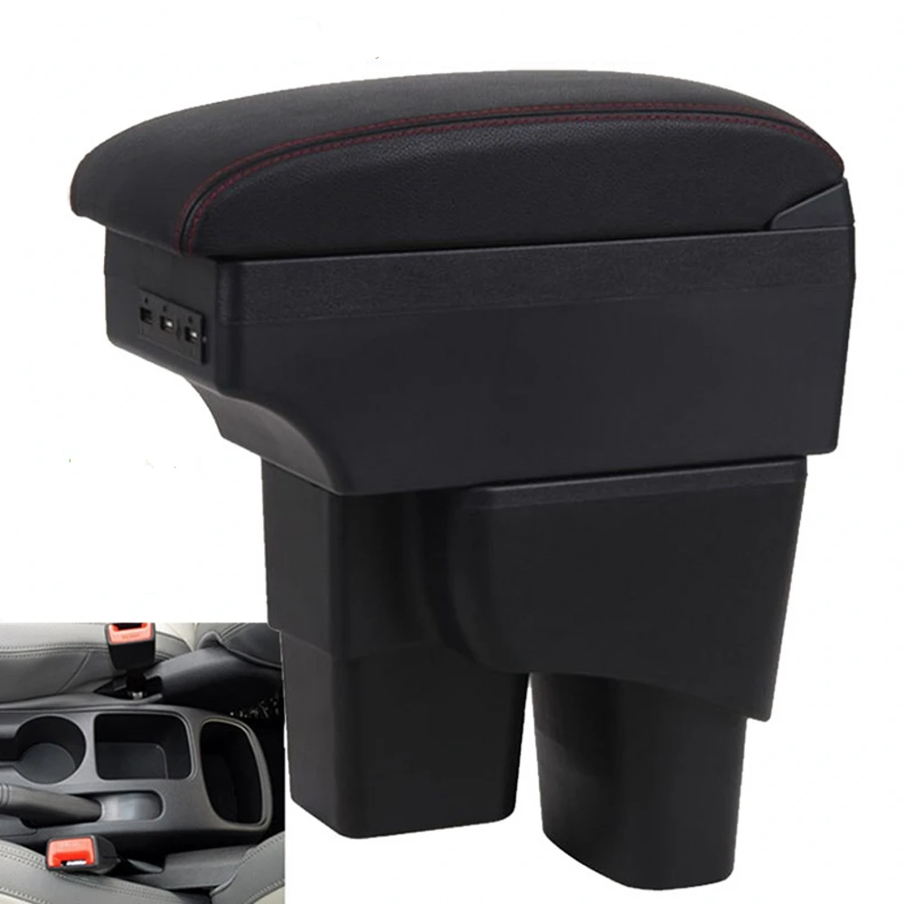 

Armrest box﻿ Kia Soluto central content store case console storage elbow support rest arm