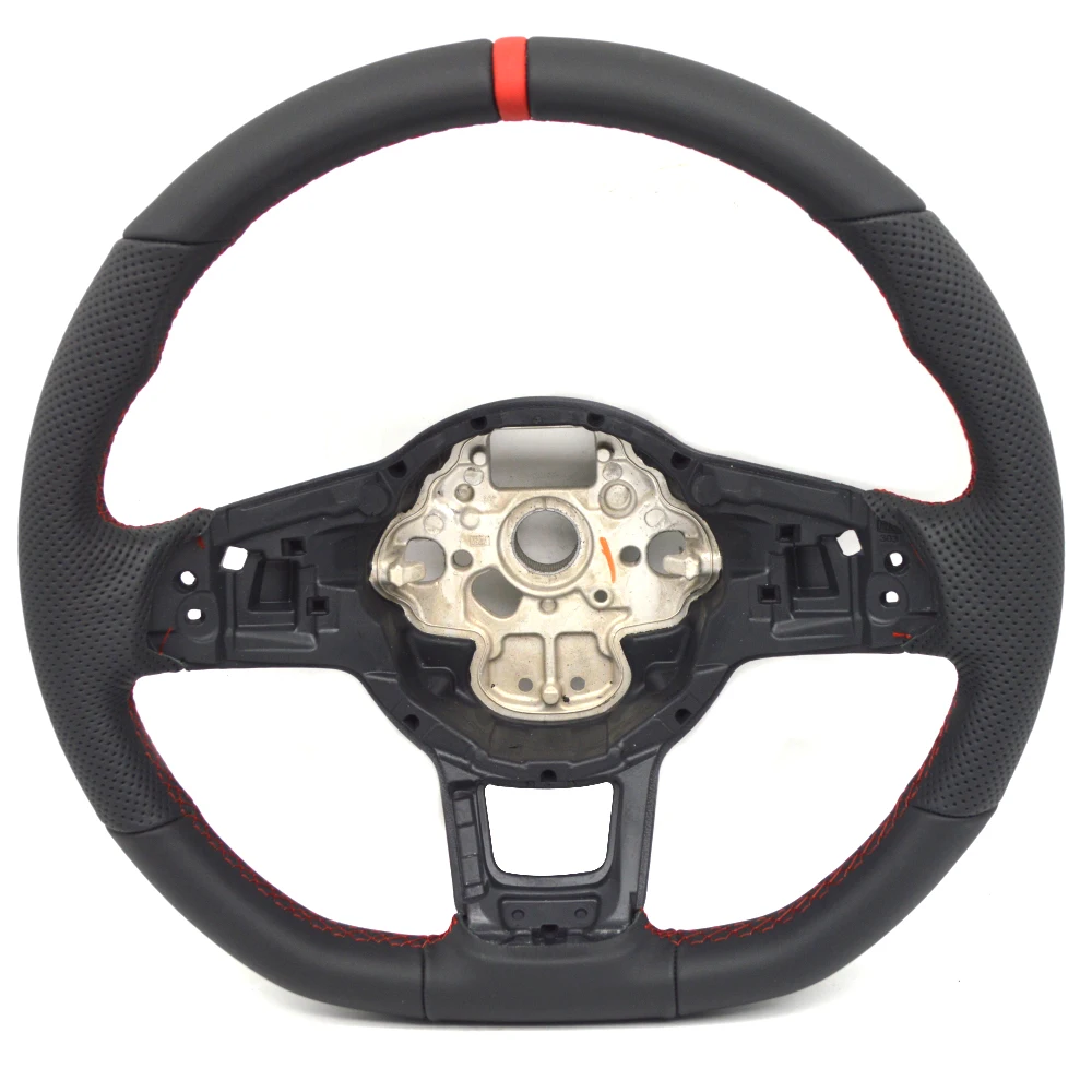 Alcantara lederen stuur geschikt voor VW Golf7 MK7 R GTI GTE GTD Passat B8 Tiguan MK2, sportwiel, auto-accessoires
