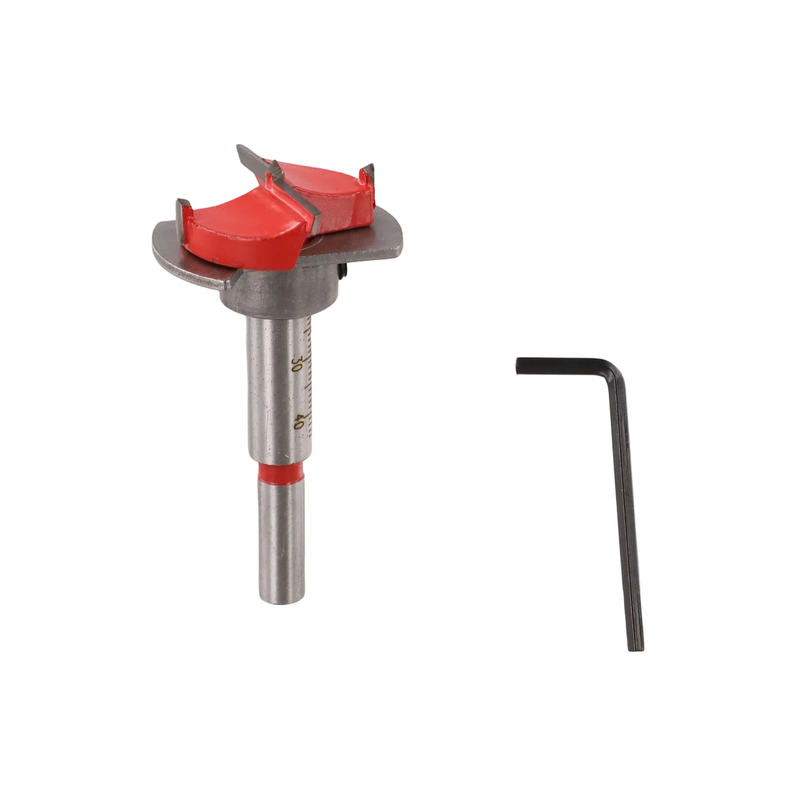 Adjustable 35mm Hinge Drill Bit Carbide Flat Wing Wood Hole Puncher With Depth Limiter For Cabinet Door Furniture Power Tools