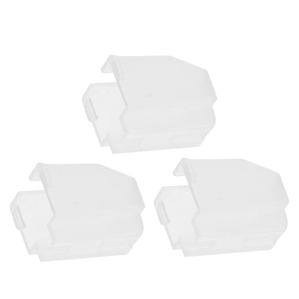 3 Pcs Record Player Stylus Protective Cover Protector for Needle Transparent Dust