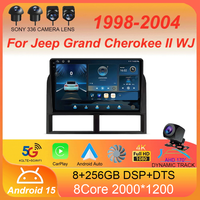 Car Radio Android 15 For Jeep Grand Cherokee II WJ 1998 - 2004 Multimedia Video Player Navigation stereo GPS No 2din 2 din dvd