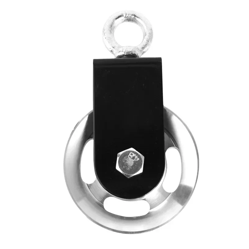 

Cargo Lifting Loading Aluminum Pulley with Bracket Fitness DIY Equipment Bearing Working-out Strength Wheel Diameter 73 88 93mm