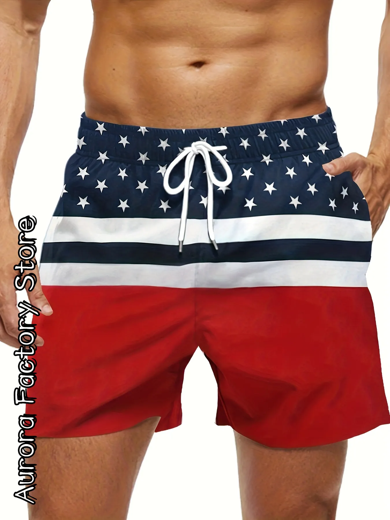 Summer Men Fashion Trend Shorts American Flag Graphic Clothing Boys Kids Casual Hawaii Vacation Shorts Male Stylish Beach Shorts