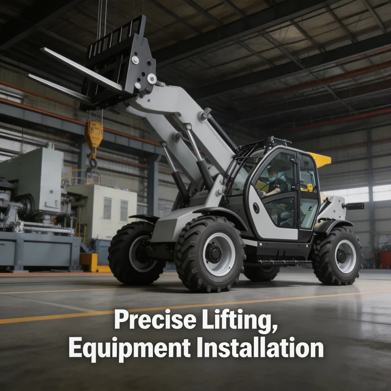 Telescopic Handler Boom - Alat Pengangkat Teleskopik Bertenaga Diesel Segala