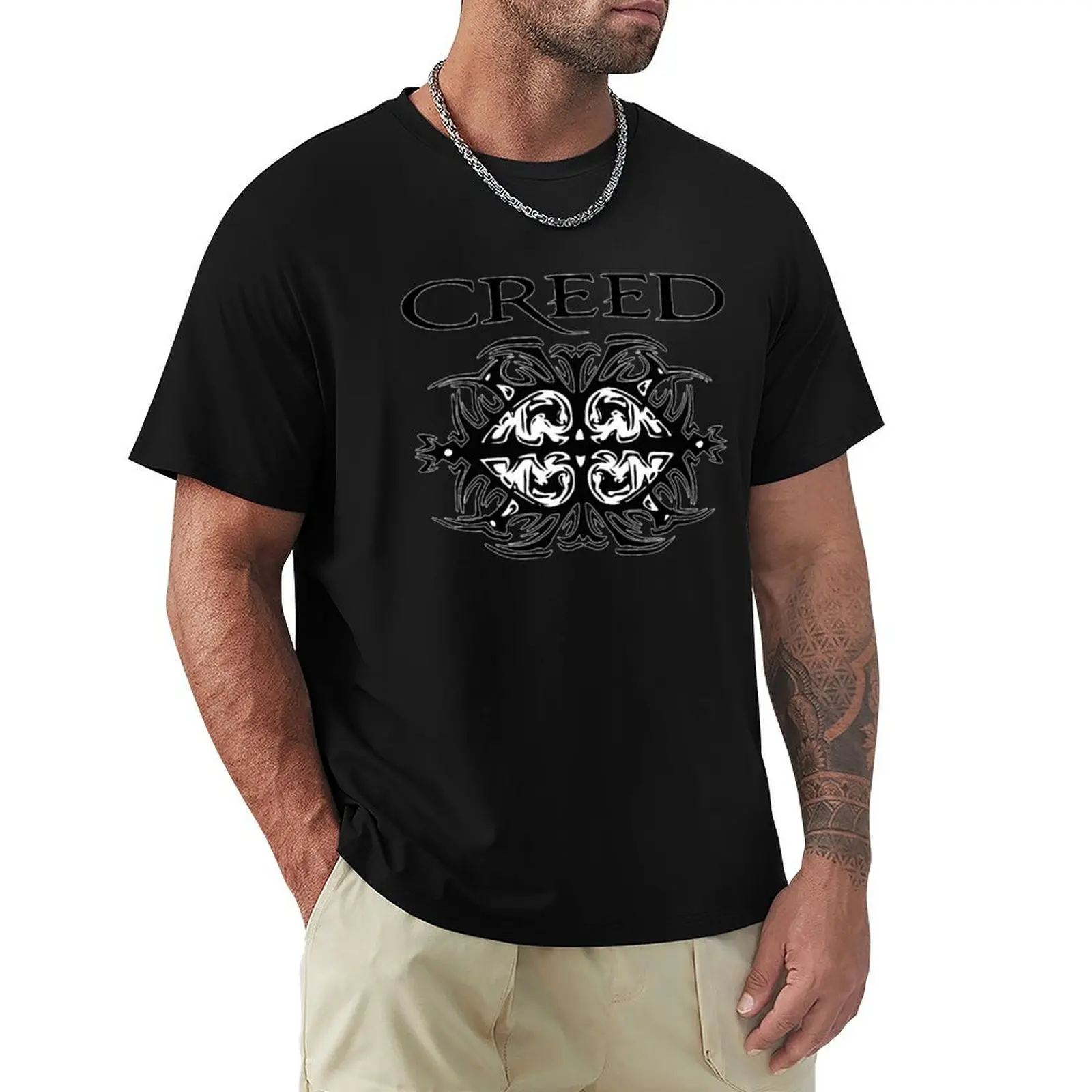 Creed Band Logo 1 Classic97 Favorite T-Shirt Plus Size Workout Short Sleeve Top