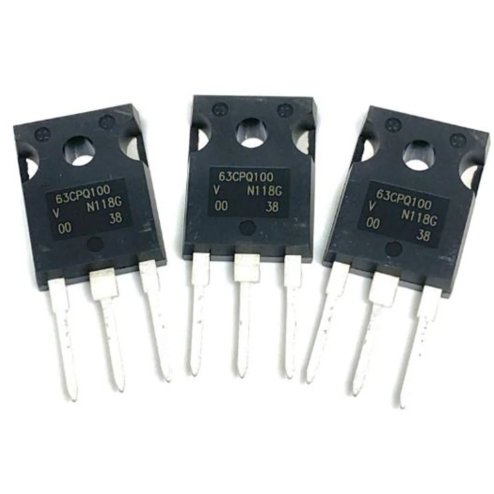 2PCS 63CPQ100 NEW original Schottky diode 1 pair of common cathode 920mV@60A 100V 30A TO-247AC-3 TO247AC VS-63CPQ100-N3 TO-247
