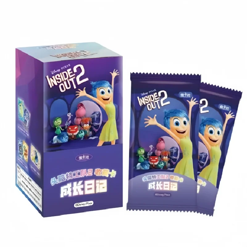 

В наличии: Оригинальный набор коллекционных карточек CARDFUN Inside Out 2 Growing Diary. Редкая аниме-мультяшная коллекция. Подарки для фанатов.