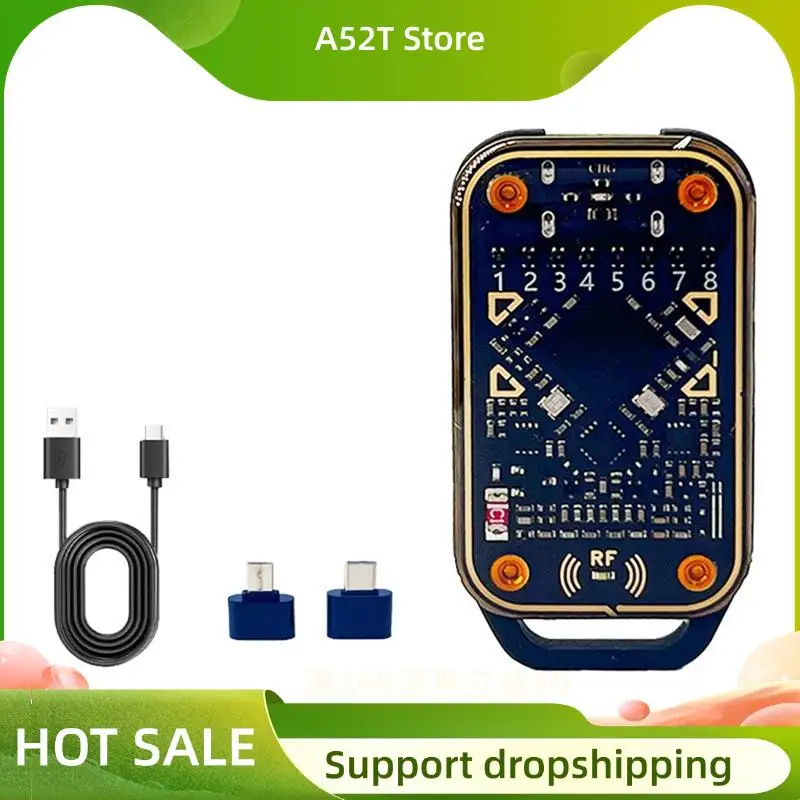 

A52T Restart Chameleon Ultra 125K 13.56M RFID Smart Chip Reader Contactless Smart Card Emulator NFC Duplicator Card Decode