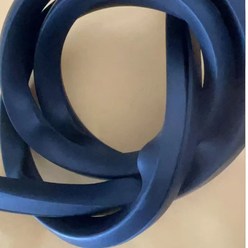 2 Meters S Type Rubber Sealing Strip Glass Shock Absorption Strip Aluminum Profile Caulking Strip