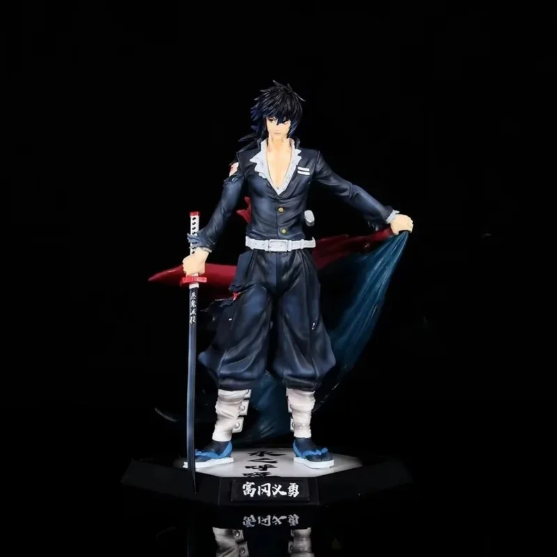 29cm Anime Demon Slayer Tomioka Giyuu Battle Ver. Gk Pvc Action Figure Statue Collectible Model Toys Doll Gifts