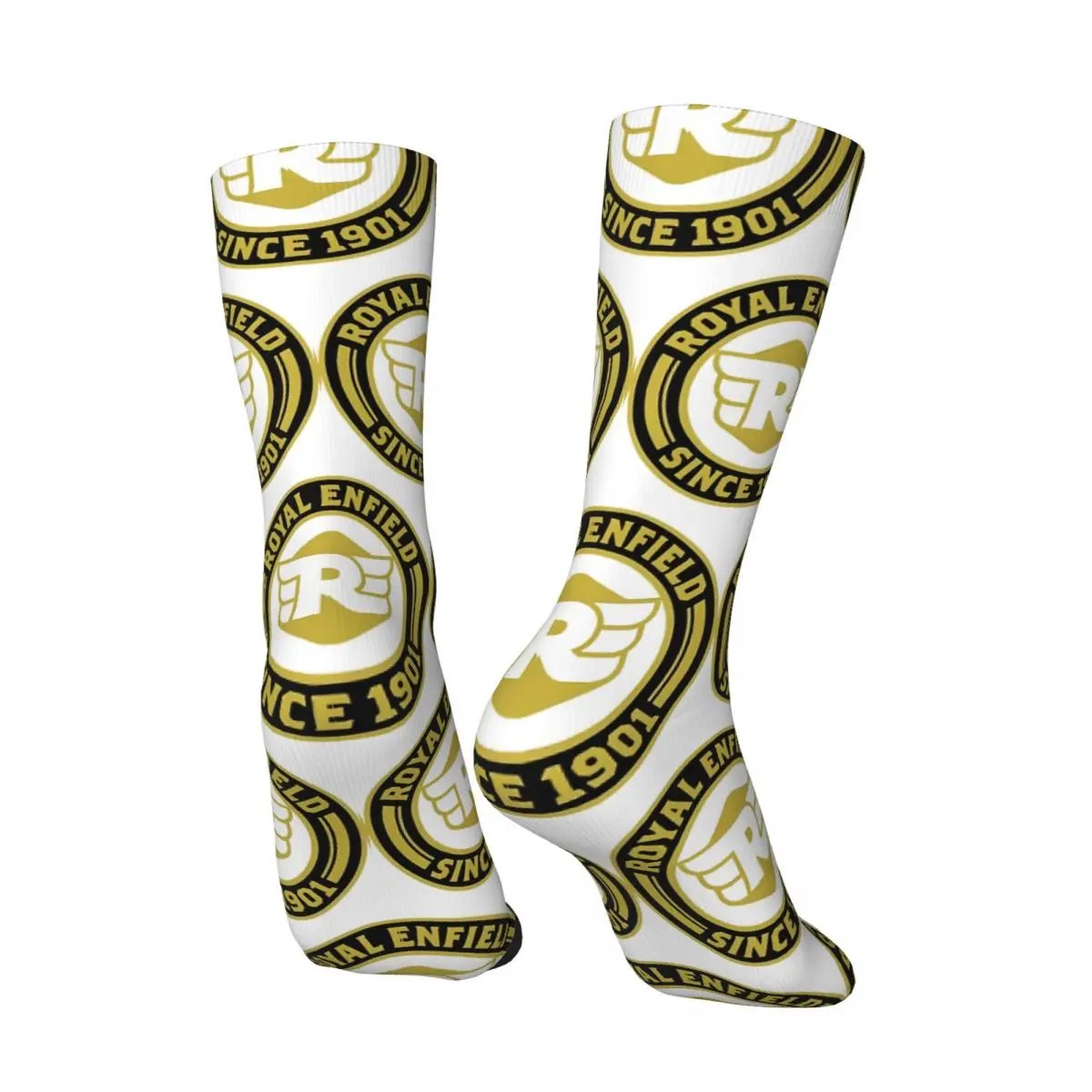 Men's Socks Royals Enfields logo Stockings Spring Gothic Breathable Socks Design Running Sports Anti Skid Socks