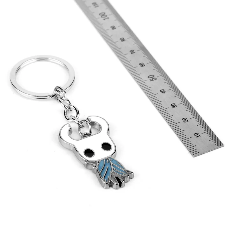 Portachiavi con personaggi in metallo Hollow Knight Il cavaliere Polpo Grub Hornet Portachiavi con ciondolo per donna Uomo Portachiavi Gioielli
