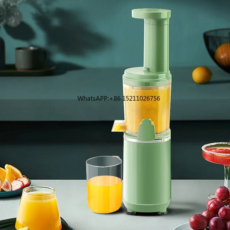 2021 New Mini Portable Slow Juicer Plastic Multifunctional Commercial Masticating Juicer Pomegranate Lemon Apple Juicer Machine