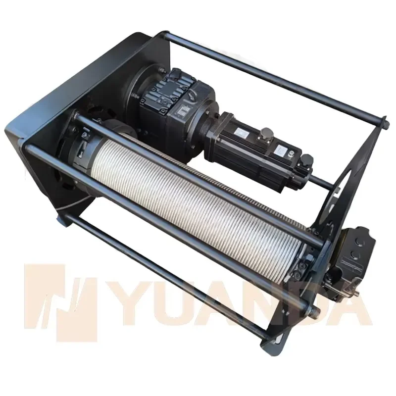 500kg 1000kg 2000kg Stage Automatic Winch Servo Electric Drive and PLC Programming Control Small Industrial Winch