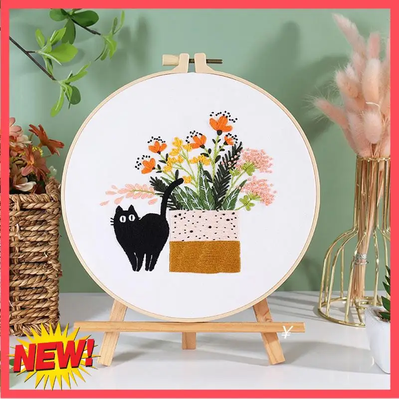 

B17C 5-комплект набора для вышивания для начинающих и взрослых, набор для ручной вышивки, набор для вышивания для начинающих