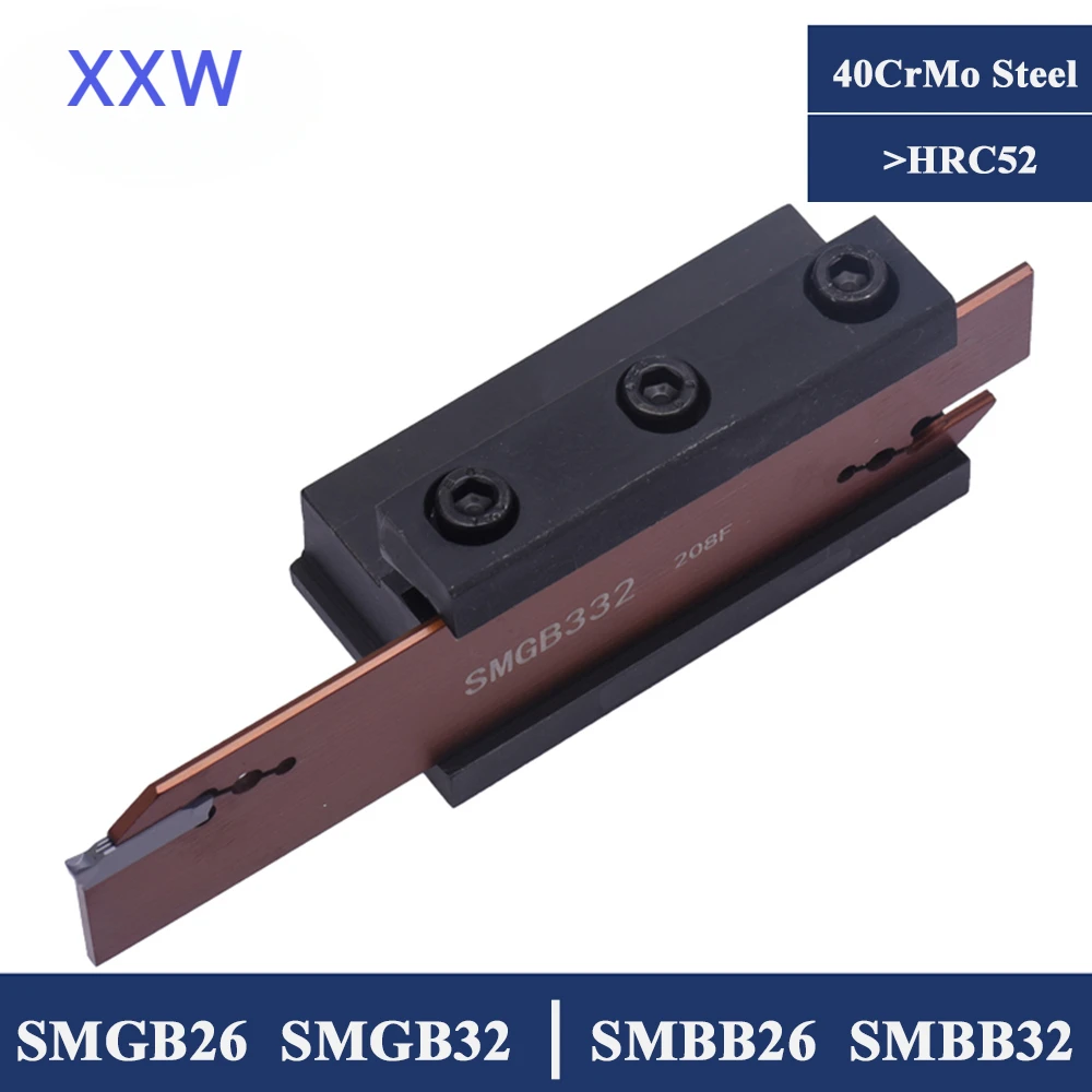 XXW SMGB SMGB26-2 3 4 SMGB32-2 3 4 DGFH26 DGFH32 Used for CNC SMBB26 SMBB32 Cutting Knife Holder for MGMN Series Carbide Inserts