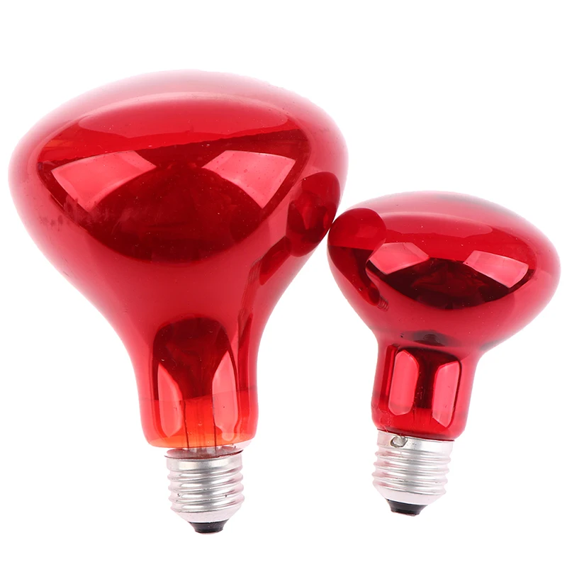 Bombillas de fisioterapia infrarrojas, lámpara roja de 100W y 150W para terapia de calefacción, dolor corporal, cuello, artritis, relajación