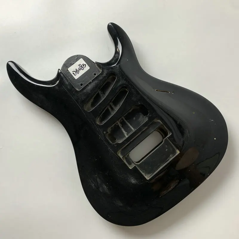 DB085 Black Color 7 Strings Floyd Rose Tremolo Electric Guitar Body SSH Pickups Surface Damages And Dirty Stock Item