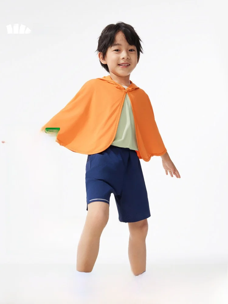 

Детская шаль-накидка Bananain: летняя тонкая дышащая одежда для защиты от солнца и ультрафиолета, солнцезащитный костюм из ледяного шелка