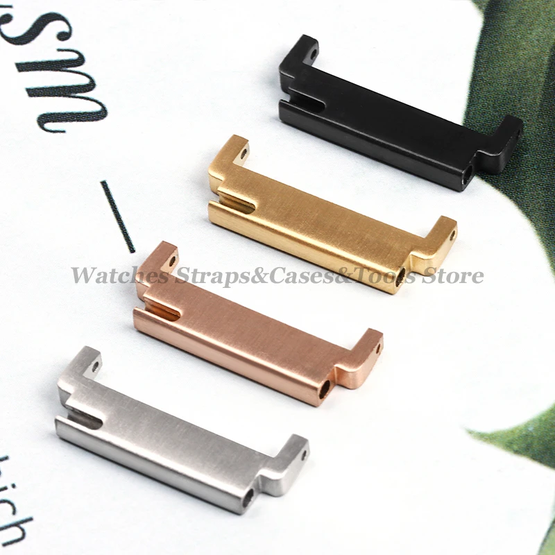 Watch Strap Metal Adapters 18mm To 20/22mm,20mm To 18/20/22mm,22mm To 18mm 22mm Quick Release Pins Connectors Watch Accessories