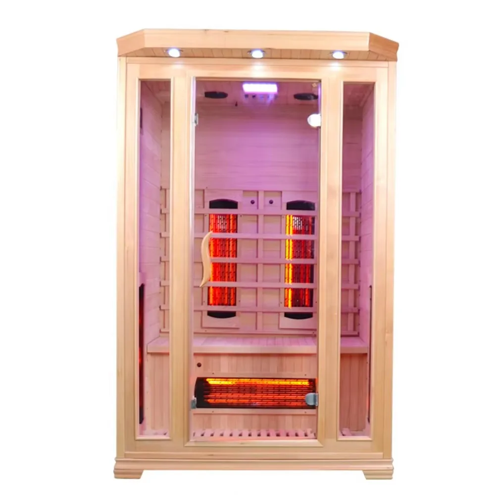 2 Person Indoor Red Light Therapy Full Body Far Infrared Sauna Room for Sale